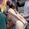 Guess Who's on Set in a Tight Dress?