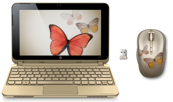 Photos of the HP Vivienne Tam Butterfly Lovers Netbook