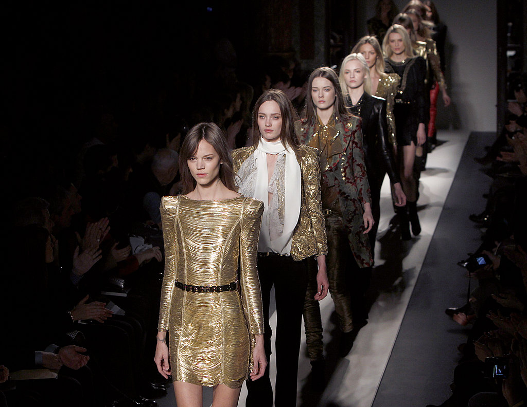 Christophe Decarnin Goes for the Gold with Balmain Fall 2010 Christophe Decarnin Goes for the Gold with Balmain Fall 2010