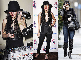 Photos of Lindsay Lohan at a Nokia Party in London With Jade Jagger