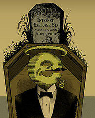 Mock Funeral For Internet Explorer 6 Tonight