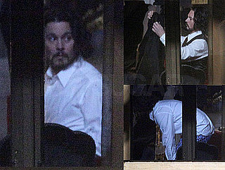 Photos of Johnny Depp's Boxers on Set of The Tourist in Venice
