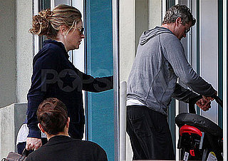 Photos of Eric Dane and Rebecca Gayheart Bringing Baby Daughter Home from Hospital