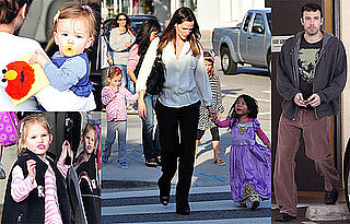 Photos of Ben Affleck, Seraphina Affleck, Violet Affleck, and Jennifer Garner in LA