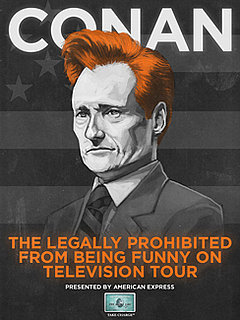 Conan O'Brien Announces 30-Day "Legally Prohibited From Being Funny on Television" Comedy and Music Tour