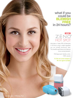 Whitney Port Is Zeno Hot Spot's New Spokesperson