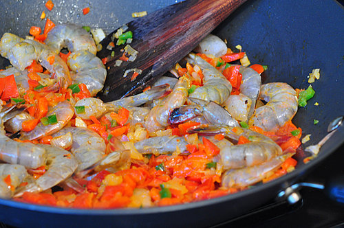 Shrimp, Cilantro and Rice Noodles Shrimp, Cilantro and Rice Noodles