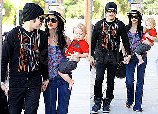 Photos of Pete Wentz, Ashlee Simpson and Brox Running Errands in Los Angeles