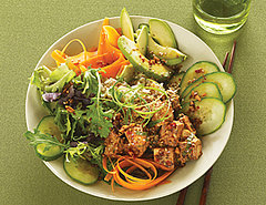 Fast and Simple Spicy Tofu Bento Bowl Recipe