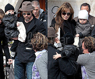 Photos of Vivienne and Knox Jolie-Pitt in Italy