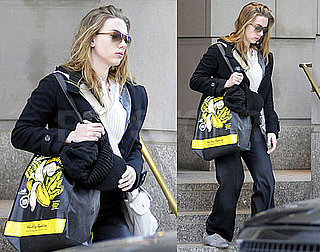 Photos of Scarlett Johansson Leaving Her NYC Apartment