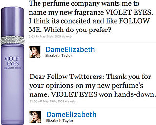Elizabeth Taylor Lets Twitter Name New Perfume