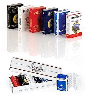 Cigarette Pack Book Covers