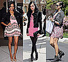 Photo of Zoe Saldana in Pink Louis Vuitton Dress