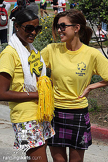 Audrina Patridge Runs LA Marathon in Running Skirt