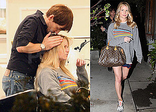 Photos of Jessica Simpson Getting Her Hair Done by Ken Paves