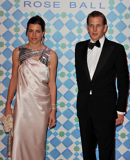 CharlotteAndrea and Pierre Casiraghi attend the 2010 Monte Carlo Rose Ball