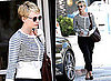 Carey Mulligan in Stripey Cardigan and Cropped Trousers in LA, Copy Her Look