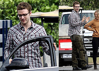 Photos of Justin Timberlake On the LA Set of Bad Teacher