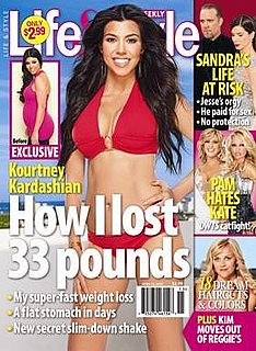 Diet and Weight Loss Tips From Kourtney Kardashian in Life & Style Magazine