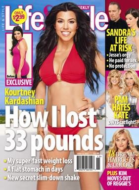 Diet and Weight Loss Tips From Kourtney Kardashian in Life & Style Magazine