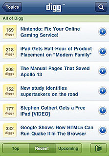 New Digg Mobile Apps For iPhone and Android