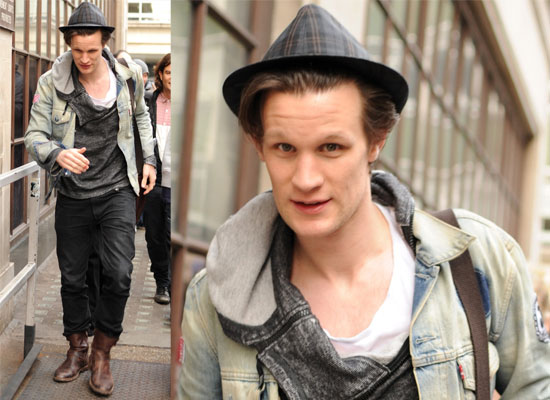 Photos of Matt Smith at Radio 1 in London, Will You Watch Matt Smith Debut as the New Doctor Who Tonight?