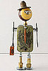 Photos of the Amy Flynn Found Object Robots from Anthropologie