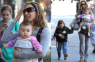 Photos of Sarah Jessica Parker, James Wilkie Broderick, Tabitha Broderick, And Marion Broderick in NYC 2010-04-06 04:00:00