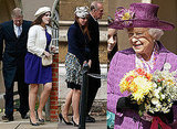 Photos of Princess Beatrice, Princess Eugenie and the Queen at Easter Sunday Service 2010