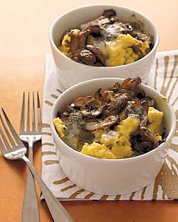 Baked Polenta With Mushrooms Recipe