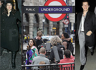 Photos of America Ferrera and Eric Mabius Filming Scenes For the Last Episode of Ugly Betty in London