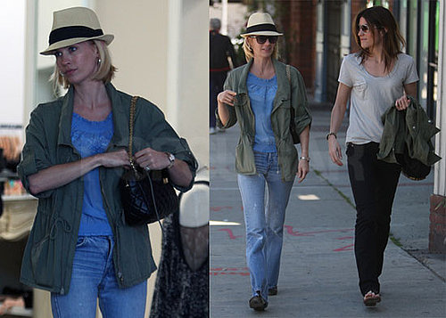 Photos of January Jones And Jennifer Carpenter Shopping Together in LA
