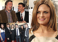Stephen Fry Celebrates 100 Episodes of Bones With David Boreanaz 2010-04-08 08:23:42