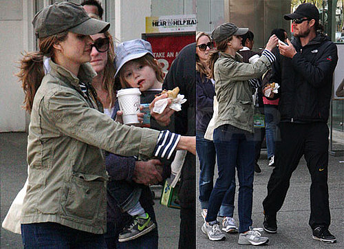 Pictures of Keri Russell And Husband Shane Deary in Canada With Son River