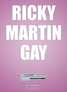 Ricky Martin Gay Mascara Ad