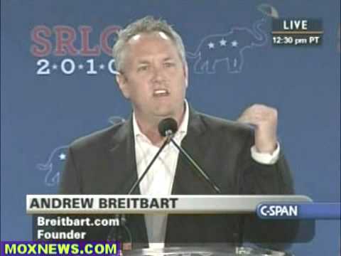 They're The Racist! Andrew Breitbart At South Republican Leadership Conference New Orleans pt.1 