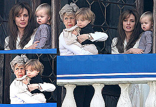 Pictures of Angelina Jolie With Knox, Vivienne, And Jane Pitt in Venice