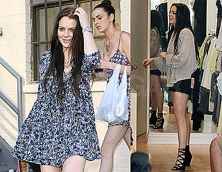 Pictures of Lindsay Lohan Leaving Bar 210 and Shopping in LA with Ali