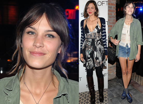 Photos of Alexa Chung and Maggie Gyllenhaal at LOFT Launch