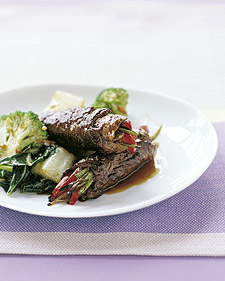 Fast and Easy Recipe For Beef and Scallion Rolls