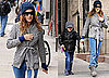 Pictures of Sarah Jessica Parker and James Wilkie Walking to School in New York City