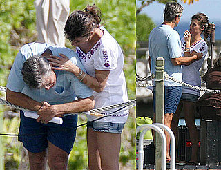 Pictures of George Clooney and Elisabetta Canalis Cuddling in Hawaii