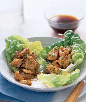 Chicken and Cashews in Lettuce Cups Recipe