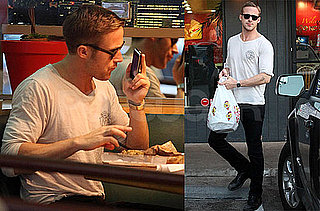 Pictures of Ryan Gosling Eating Koo Koo Roo Alone