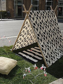 How to Make Fabric Pup Tent
