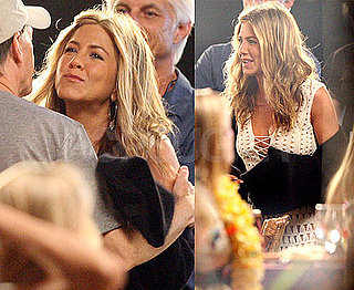 Pictures of Jennifer Aniston And Adam Sandler Filming Just Go With It