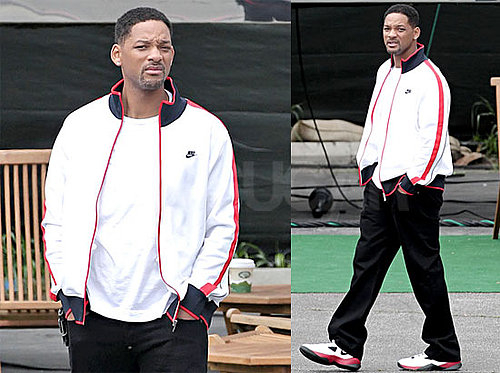 Pictures of Will Smith on the LA Set of HawthoRNe, Which Will Reportedly Have a Cameo From Marc Anthony