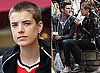 Photos of Agyness Deyn with a Shaved Head and Henry Holland Out at The Grove in Los Angeles