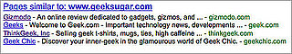 Find New Websites With Google's Similar To Search